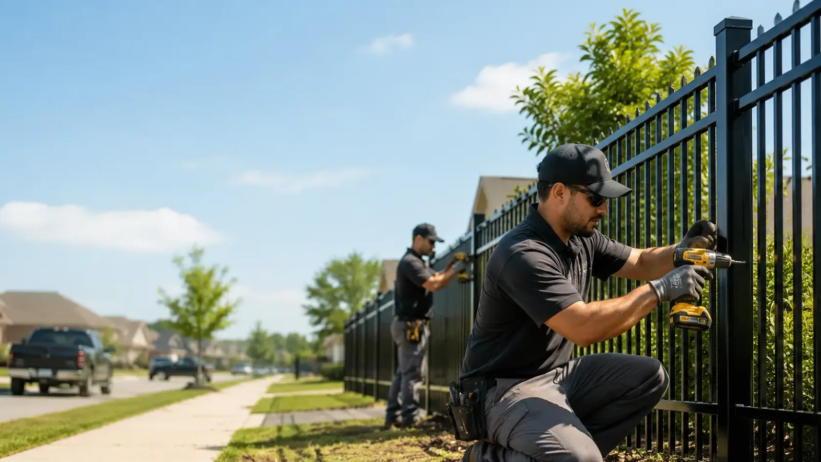 Metal Fence Installation in Liverpool, TX